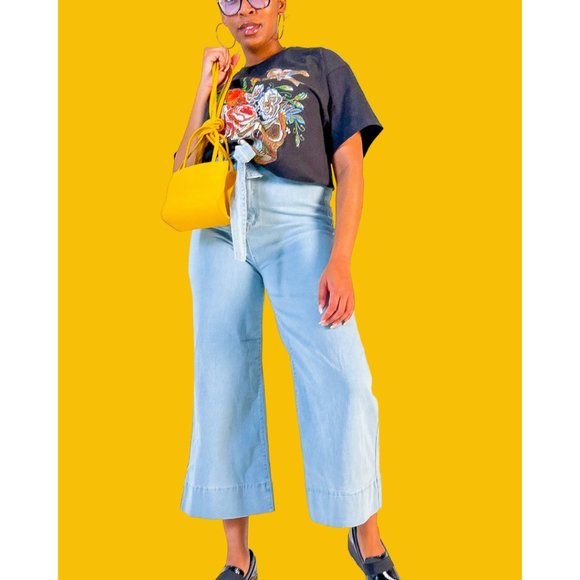 Flying Tomato Denim - Wide leg Pants